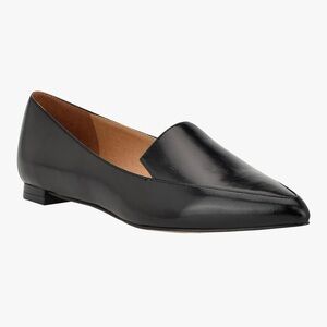 Nine West Black Leather Flats